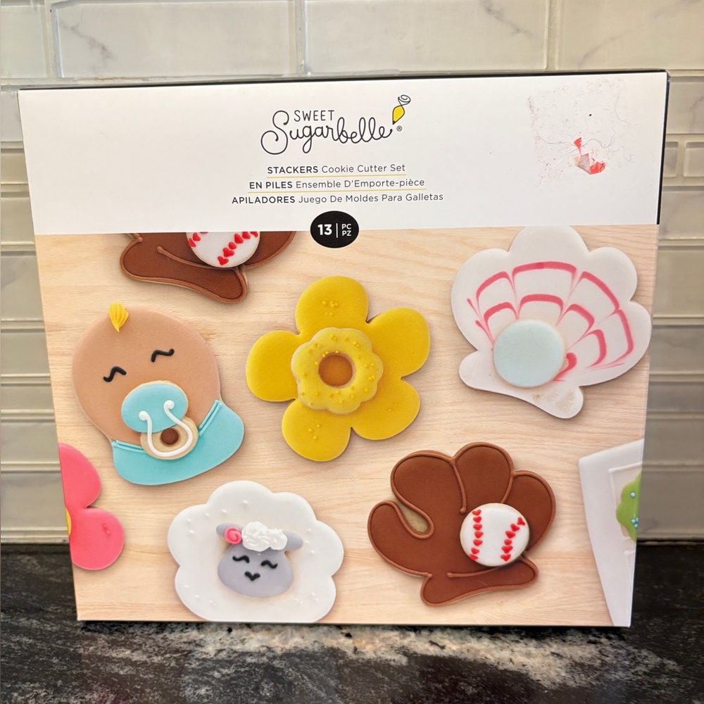 Sweet Sugarbelle cookie cutter decorating kit. Brand new